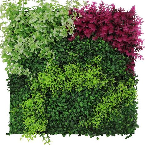 JANGAL Modular Wall Akustik 3D Paneele 520 x 520 mm Pink Mixed Flora Kunst Pflanzwand Floral (1/5)