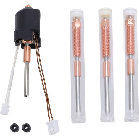 Kit de bloc chauffant en céramique, buse intégrée 0.4mm 0.6mm 0.8mm, extrémité chaude à haut débit pour imprimantes 3D K1C K1 Maximum (1/5)