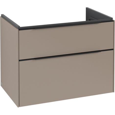 Villeroy & Boch Subway 3.0 armoire sous lavabo, 2 tiroirs,