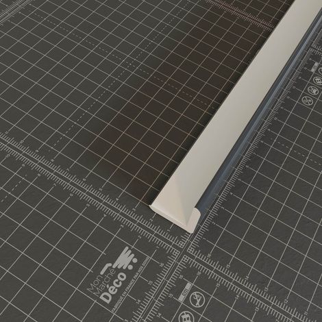Baguette d'Angle PVC Cellulaire 25 mm - Longueur 1 m - Anthracite (1/4)