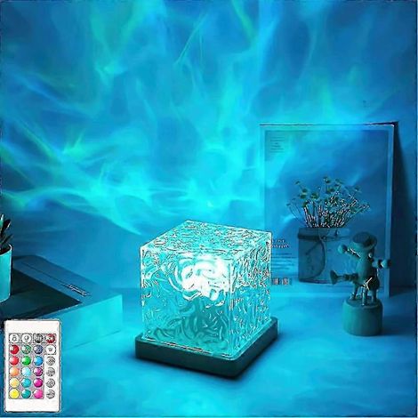 Projecteur LED d'aurores boréales avec télécommande, couleurs réglables, rechargeable (1/5)