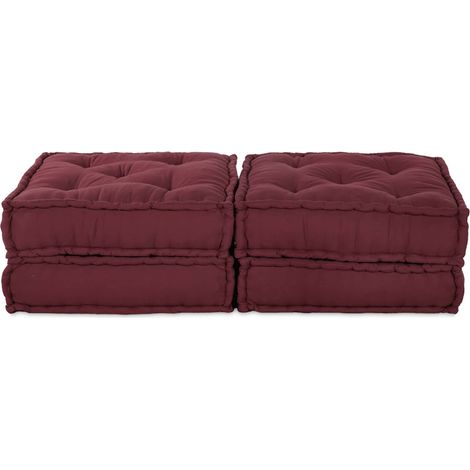 Maison Exclusive - Unité de canapé modulaire 2 pcs Marron 140 x 70 x 36 cm Tissu