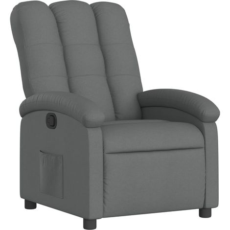 Maison Exclusive - Relaxsessel Dunkelgrau Stoff