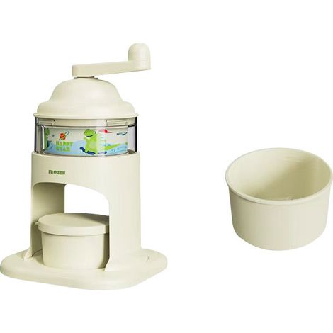 Broyeur à glace manuel à manivelle - brise-glace manuel, portable, sans électricité, machine à granita pour la maison, les barbecues, le camping et les fêtes (1/5)