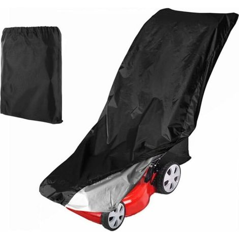 Housse de protection imperméable 210D Oxford, 188x63,5x99cm, noire – Bâche anti-pluie, anti-poussière et résistante aux intempéries, modèle Versailles (1/5)