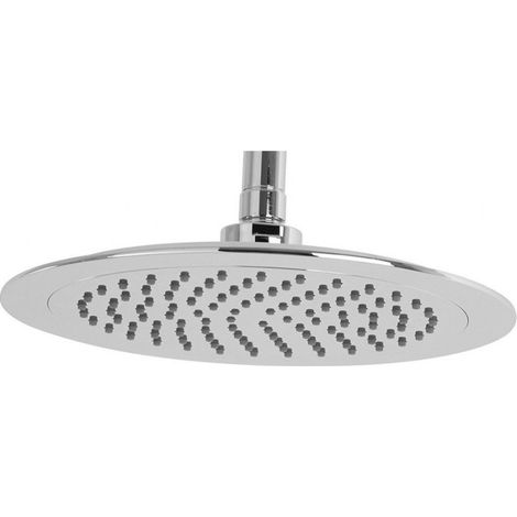 Trade Shop - SCHLANKER RUNDER DUSCHKOPF 24 CM PLUS ABS CHROM MISCHER DUSCHKOPF - (1/3)