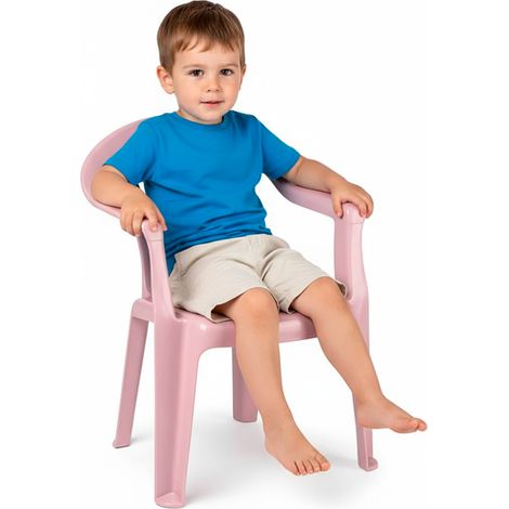 Silla infantil plastico  Rosa claro (1/3)