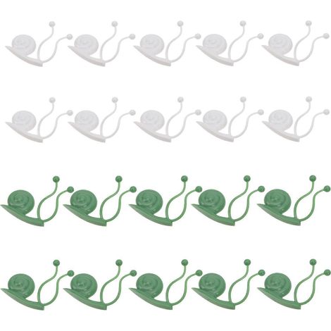 Clips de fixation pour plantes grimpantes (lot de 20) - Formes originales, couleurs assorties, usage pratique (1/5)