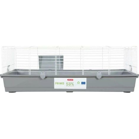 Zolux Primo 120 cm Käfig weiß und grau für Nagetiere