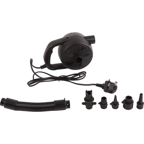 Electric Air Pump 300W Multifunctinoal Powerful Portable Space Saving Low Noise Inflatable PumpUK Plug AC 220V