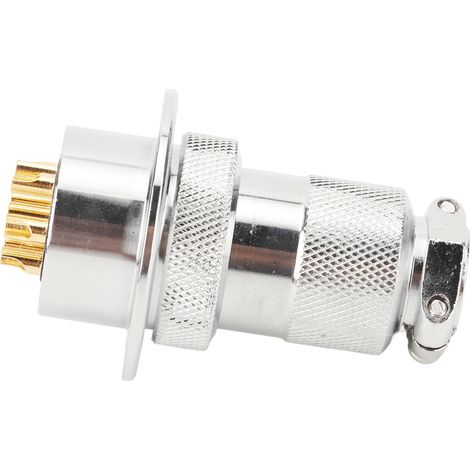 Kompakter, stabiler und langlebiger 7-poliger Luftfahrtstecker für AC/DC 250V-Anschlüsse. (1/5)
