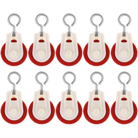 QORVA-Accessoires de poulie de sortie de Ventilation de poulie de serre de 10 pièces pour la ferme agricole (1/5)