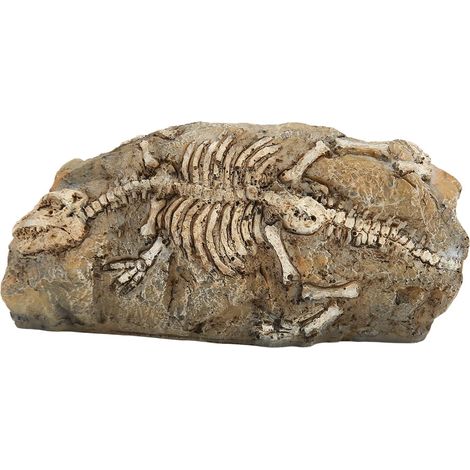 Décoration d'aquarium de dinosaures en résine, relique de dinosaure, cachette de roche, paysage sous-marin, décoration d'aquarium 16,5x8x4cm (1/5)