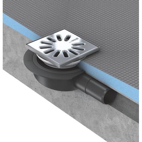 Bonde de Douche extra-plate Mini max - Wedi (1/2)