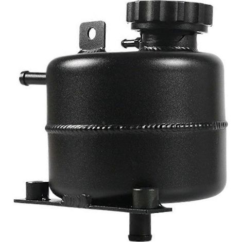 Vase d'expansion pour liquide de refroidissement, en alliage d'aluminium poli, noir, pour Mini Cooper R52 R53 (2002-2008) - SFYGV (1/5)