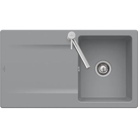 VB Einbauspüle Siluet 50 333500 900x510mm Rechteck Pure Black