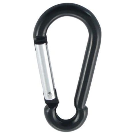 Mousqueton POMPIER 8X80 Noir Aluminium