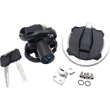 Bouchon de réservoir, ensemble complet de verrouillage et bouchons de verrouillage pratique étanche pour X300 KLE300 17-21 (1/5)