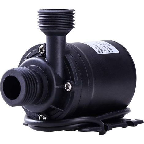 Pompe à eau submersible 12V 800L/H – Hauteur de levage 5m – Moteur sans balai – Installation étanche pour fontaines et piscines (1/5)