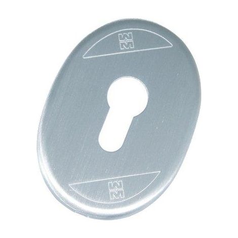 MOSTRINA PORTA BLINDATA 95417 MOTTURA - F.SAGOM CROMO SATINATO MM 65X90- 5 pezzi