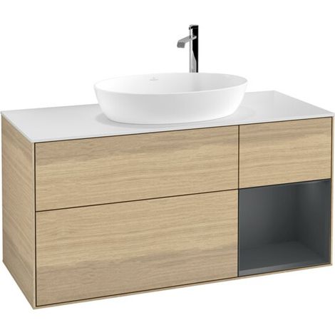 Villeroy & Boch F951HGPC Meuble sous lavabo Finion F95 (1/2)