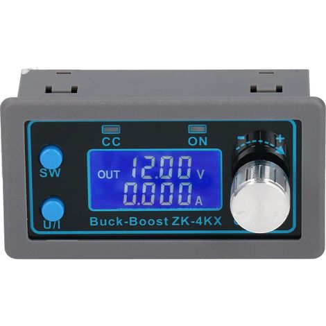 Convertisseur DC Buck-Boost, Régulateur de Tension Réglable Programmable CNC Module d'alimentation en Tension avec écran LCD Tension Constante Courant Convertisseur de Tension 0,5-30V 4A (1/5)