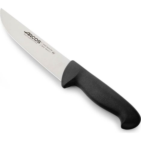 Metzgermesser Arcos Farbe - Prof 291625 Edelstahl Nitrum und mango ergonomische schwarze Polypropylenklinge und 18 cm Klinge, Vitrine (1/5)