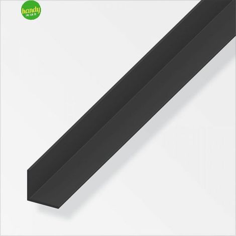 Profilo angolare Alfer Aluminium pvc nero 10x10mm lungh. 2m
