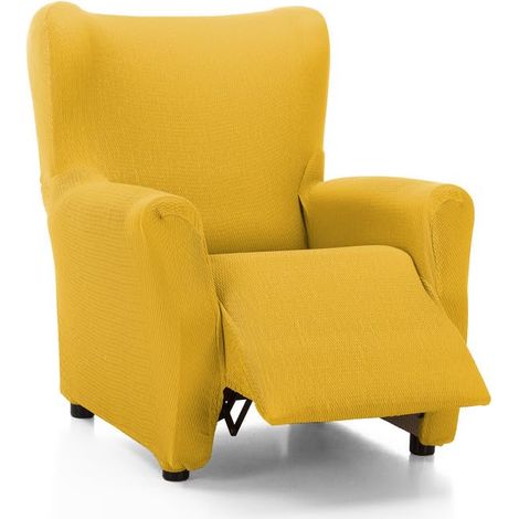 Housse de Fauteuil de Relaxation matelassée Ultra ajustée Housse de Fauteuil de Relaxation Extensible en Couleur Or fabriquée en Espagne (1/4)