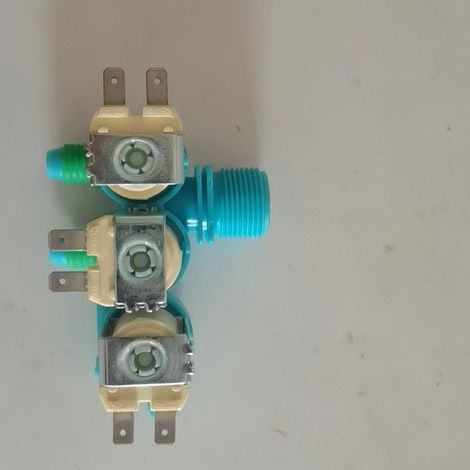 Compatible with Panasonic and Samsung washing machines, DC62-00266E three-head safety solenoid valve, washing machine water inlet valve.