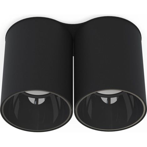 Nowodvorski Eye Tone faretto soffitto 2xGU10 nero metallo (1/2)