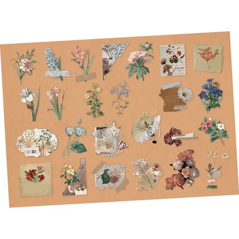 Autocollants de verres à eau motifs uniques écriture visible déco durable pour carnets DIY artisanat (1/5)