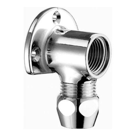 Schell plaque murale 270080699 1/2 « x10mm chromé avec raccord à compression (1/2)