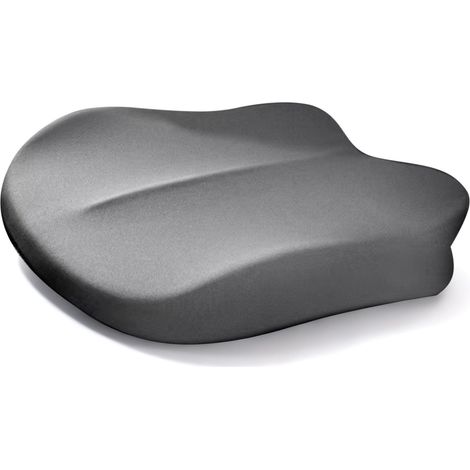 Rehausseur pour adulte, coussin d'assise triangulaire en mousse à mémoire de forme, ajoutant 10 cm (3,94 pouces), accessoire auto pour longs trajets (noir)