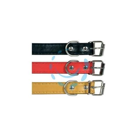 COLLARE PER CANI FINTO CUOIO - cm.37x1,6