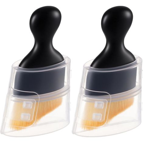 Lot de 2 Kit de Nettoyage Voiture Intérieur, Brosses de Nettoyage de Voiture Dépoussiérantes, sans Rayures, pour Tableau de Bord, Grilles D'aération, SièGes, Intérieur (1/5)