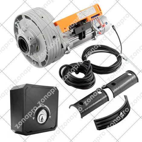 Motore Motoriduttore Serranda Avvolgibile Garage 170kg Con Selettore a Chiave