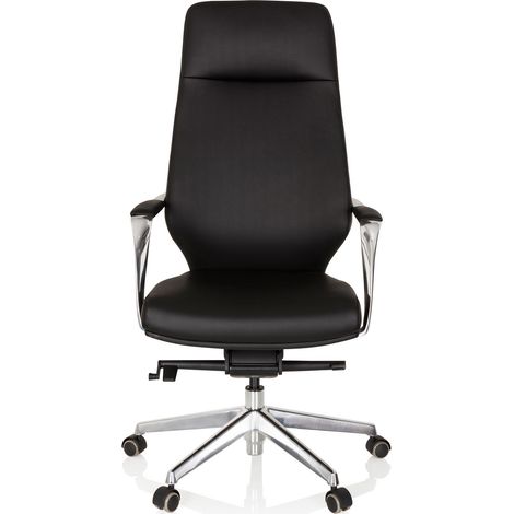 [NEUWERTIG] B-Ware Hjh Office Chefsessel Bürostuhl Drehstuhl Velvet Kunstleder Schwarz Armlehnen