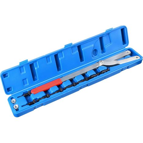 Chiave universale per albero a camme con adattatori, chiave di bloccaggio albero motore e albero a camme 40-220 mm, lunghezza totale 520 mm (1/5)