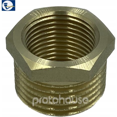 Messingreduzierung ø2 1/2” (DN65) x ø2” (DN50)