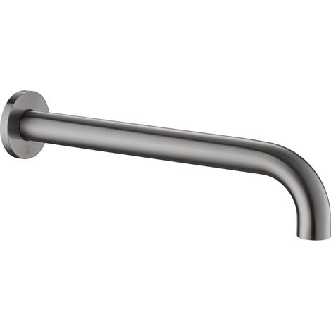 JTP Vos Single Fixed Shower Head - Brushed Black (1/2)