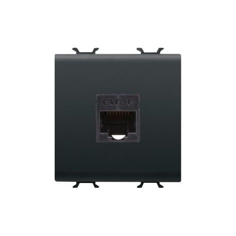 CONNECTEUR RJ45 2M CAT.5E UTP NOIR GEWISS GW12434
