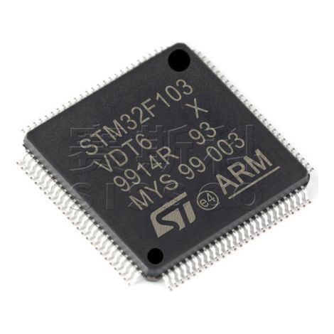 Elektronische Bauteilchips STM32F103VDT6 und STM32F103VDT7, 5 Stück, 5 Stück.