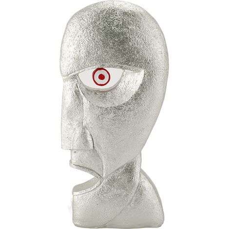 Sculpture abstraite visage résine peinte à la main décoration moderne intérieur bibliothèque salon objet art contemporain design élégant (1/5)