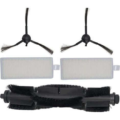 Kit de 5 brosses latérales principales pour aspirateur Robot pour Tapo RV10 RV30 Plus, 1 Brosse Rouleau Principale, 2 filtres HEPA (1/4)