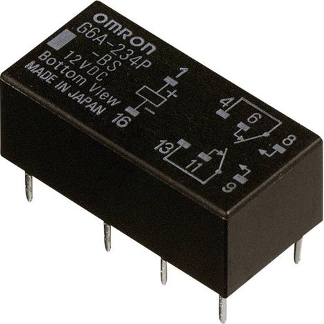 Omron G6A-274P-ST-US 5 VDC Relè per PCB 5 V/DC 2 A 2 scambi 1 pz. (1/4)