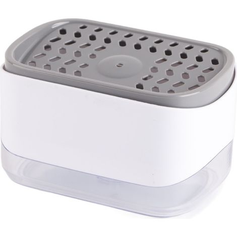 Distributeur de liquide vaisselle automatique gain de place pour évier et ustensiles de cuisine