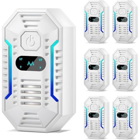 Piège ultrasonique intérieur amélioré, kit de 7 pièces pour la protection contre les rongeurs, piège électrique pour chambre (1/4)