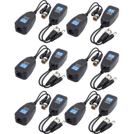 paires NVL-220 AC/DC 12-36 V DC BNQ-Stecker pour émetteur de balun vidéo passif (d8dd0d0bb13e0d0a008 (1/4)