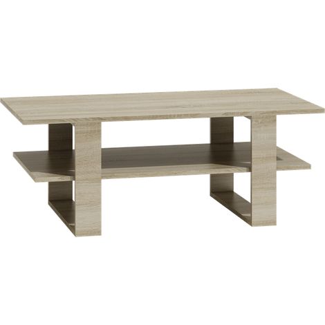 VEGA  Contemporary coffee table 120x60x55 lounge/living room/office + storage tray  Design lounge table  Modern occasional table